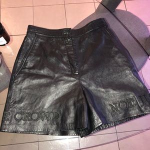 ICEBERG Leather Shorts